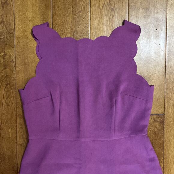 LOFT A-line Dress Size 8P Pink Sleeveless Fit & Flare Work Event Preppy - Picture 2 of 10